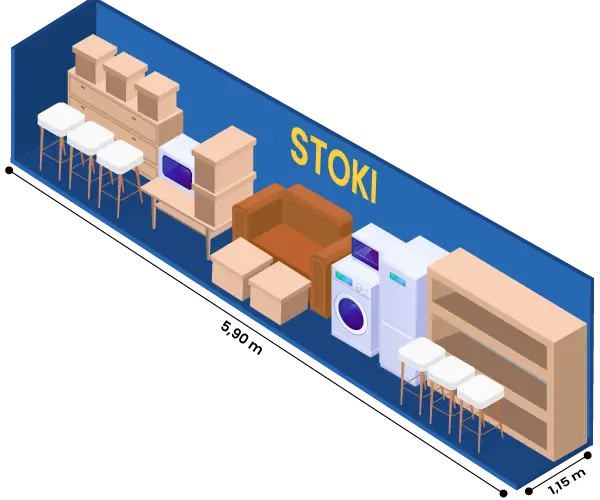 Parking space de 7m²